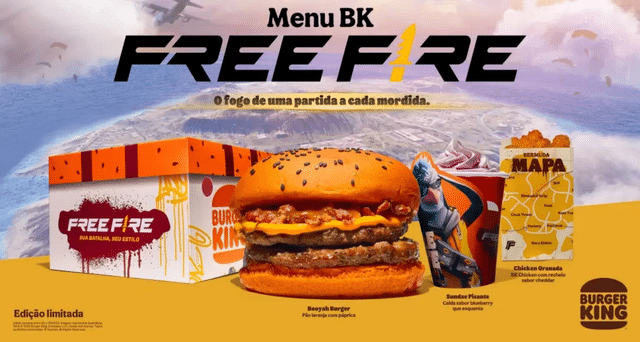 Leia mais sobre o artigo Burger King e Free Fire fazem parceria